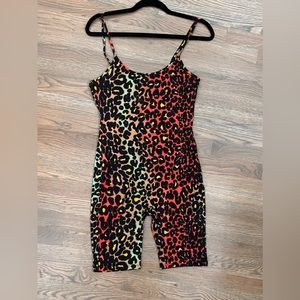 Leopard Romper from fashion nova